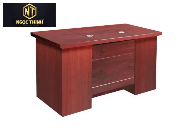 Bàn lãnh đạo cấp trung mặt hình chữ nhật ET1400D Bàn lãnh đạo cấp trung mặt hình chữ nhật ET1400D